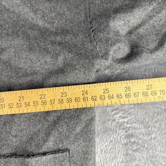 Grade & Gather Womens Blazer Jacket Size S/M Gray Wool Blend Lagenlook Preppy - Picture 8 of 9